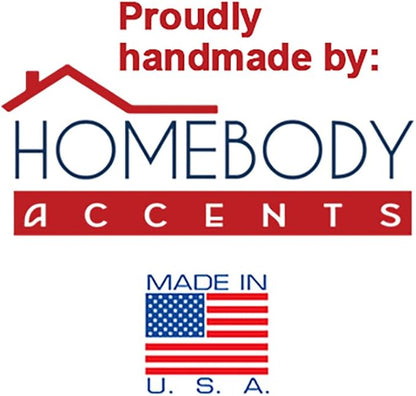 Homebody Accents - "Welcome to our patio" metal sign, framed outdoor 6x16 in rustic porch decor wall art, durable metal for outdoor patio decor, made in USA