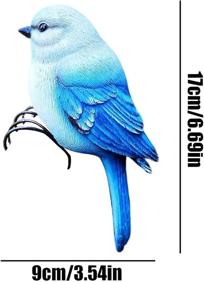 Garden Decor Resin Bird Statues Garden Decorative Sculptures Outdoor Decor Outdoor Decor(B)