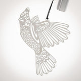 Woodstock Chimes Signature Collection, Woodstock Habitats Chime, 21'', Silver Wind Chimes for Outdoor, Patio, Home or Garden Decor (HCMC)