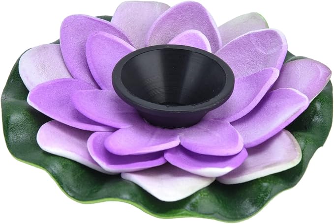 Solar Powered Fountain Water Pump, Floating Mini Solar Fountain with 4 Spray Styles, 16cm Diameter - Environmentally Friendly, Easy Setup, Ideal for Birdbaths Garden Ponds (Lotus 3)