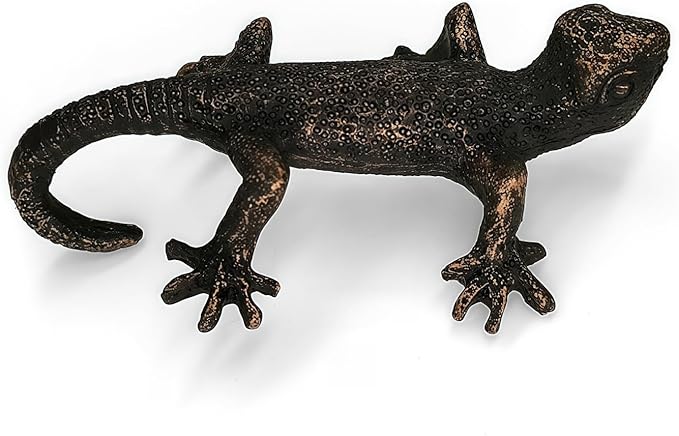 Gecko Plants Pot Hanger Flower Pot Decorations Pot Hugger Resin Statue Sculptures Climbing Lizard Flower Figurine for Garden Outdoor Fairy Garden Fence Lawn Gecko Ornaments Home Office Decoration