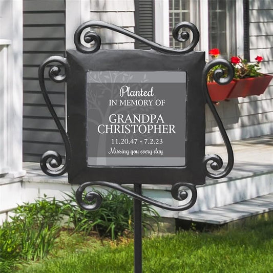 GiftsForYouNow in Memory Tree Personalized Memorial Garden Stake