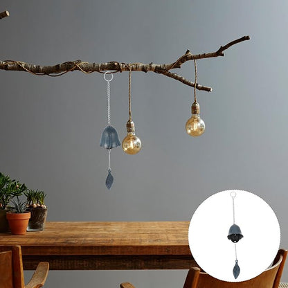YARNOW Wind Chime Meditation Bells Chimes Maple Leaf Wind Tubes Metal Wind Bell Chimes Leaf Garden Chimes Bell Wind Fortune Hanging Bell Outdoor Chime Japanese-Style Iron Windmill Baby