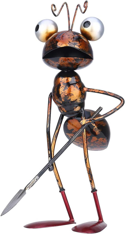 Tooarts Metal Ant Garden Decor Sculpture Home Patio Lawn Yard Indoor Outdoor Statue Ornament