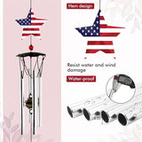 Wind Chimes for Outside 24" Wind Chime Outdoor Veteran Gifts for Home Patio Outdoor Windchimes Outdoors Small Wind Chimes for Outside -Christmas Birthday,