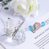 H&D HYALINE & DORA 30mm Handmade Butterfly Crystal Ball Prism Rainbow Maker Hanging Suncatcher Home Decoration