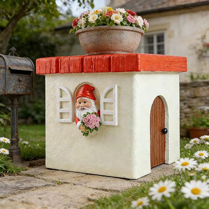Decorative Roman Column Pedestal, English Rosette Indoor Outdoor Sculptural Garden Plinth Base Statue Riser, Weatherproof Sturdiness Plinth Base Statue Riser for Statues, Flower Pots, Decor, Cast Stone Resin (1454)
