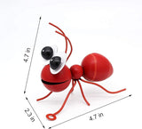 Ant Decor Metal Garden Wall Art Set of 4 Ants Figurines for Outdoor Garden Yard Lawn Supplies Home Decor