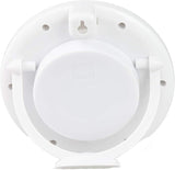 Impecca Waterproof Clock 5.5“ Non-Ticking Quartz Movement Indoor & Outdoor Clock for Shower, Wall, Desk, Pool, Patio, Kitchen, Bathroom, Washroom (Hanging Rope Included) White