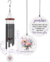 BeauGift Gifts for Grandma, Wind Chimes Grandma Birthday Gifts, Mothers Day Windchime Gift, Home Decor Keepsake for Grandmother Nana Gigi Granny from Granddaughter Grandson