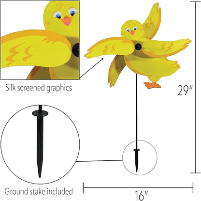In the Breeze 2556 Chick Whirligig Spinner, Baby Chick