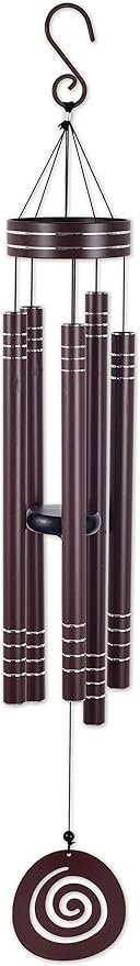 Sunset Vista Designs Durable Metal Vista Classics Galaxy Wind Chime, 41-Inch, Brown