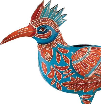 Regal Art & Gift Henna Roadrunner Decor - Decorative Metal Sculpture, Outdoor Bird Decor for Patio, Porch & Garden Décor - Medium