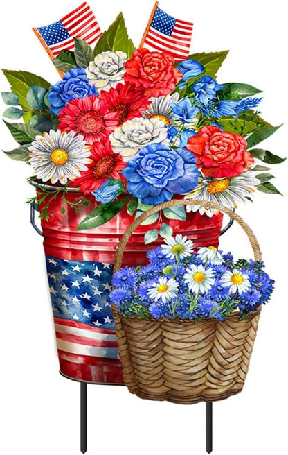 Briarwood Lane Red White and Beautiful Metal Art