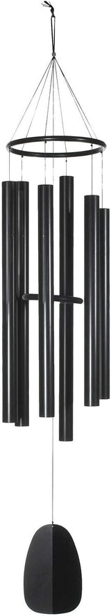 Woodstock Chimes Signature Collection, Bells of Paradise, Black 68", Decor Designs Wind Chimes for Outdoor, Patio, Home or Garden Décor (BPK68)