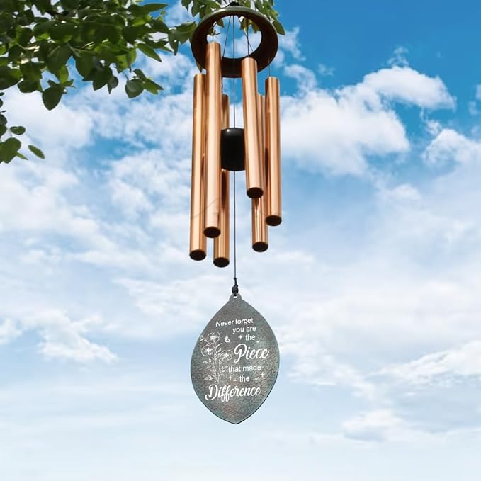 ASTARIN Personalized Happy Retirement Gift, Produced in USA Retirement Wind Chimes for Women Men, 35" Large Deep Tone Wind Chime Retire Gifts for Teacher Co-Workers Boss Husband Friends Parents