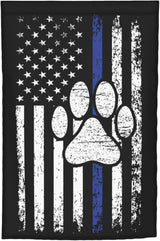 American Police Dog Garden Flag Police K9 Flag Double Sided Vertical 12×18 Inch Banners Double Sided For Lawn Patio Yard Garden Home Outdoor Decor -1