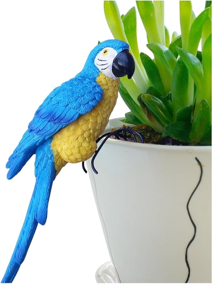 Garden Decor Resin Bird Statues Garden Decorative Sculptures Outdoor Decor Outdoor Decor(D)