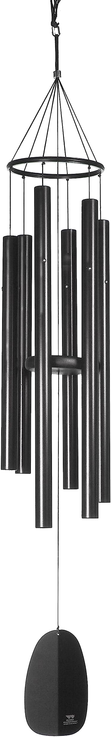Woodstock Chimes Signature Collection, Windsinger Chimes of King David, 88'' Silver Wind Chimes for Outdoor, Patio, Home or Garden Décor (WWKD)