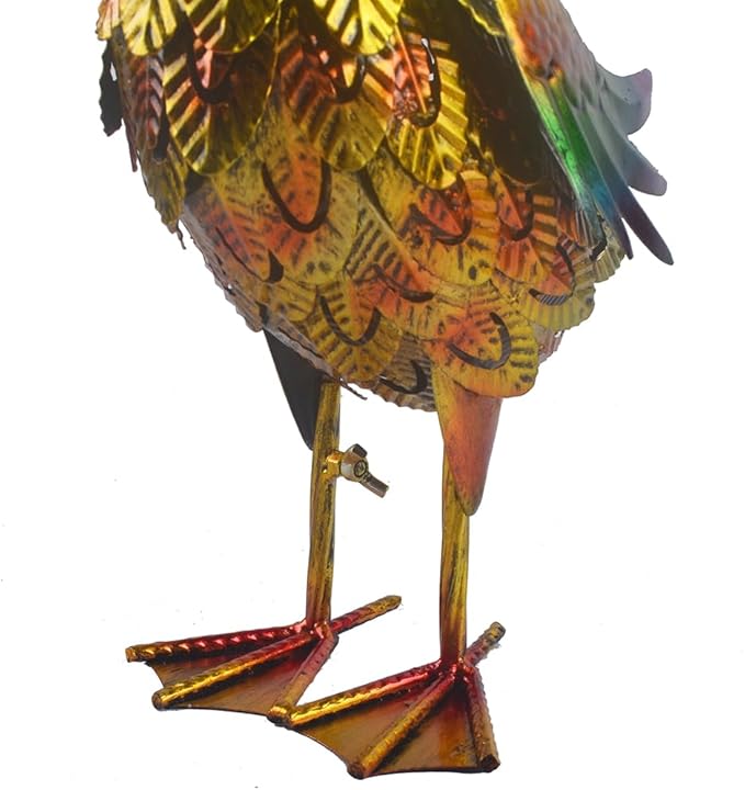 Duck Statue Metal Mallard Duck Sculpture Garden Decoration Metal Yard Art for Patio Lawn Backyard Outdoor Decoration