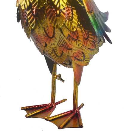 Duck Statue Metal Mallard Duck Sculpture Garden Decoration Metal Yard Art for Patio Lawn Backyard Outdoor Decoration