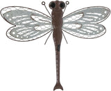 Hobby Lobby Metal Wall Art, Spring, Garden, Indoor/Outdoor (Brown/Silver Dragonfly)