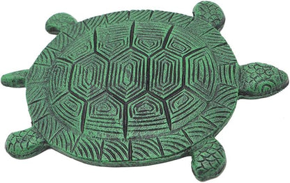 MDLUU Tortoise Stepping Stone, Cast Iron Flagstone, Decorative Turtle Stepping Stone for Lawn, Yard, Garden Walk Way, 13.3"×10.2"