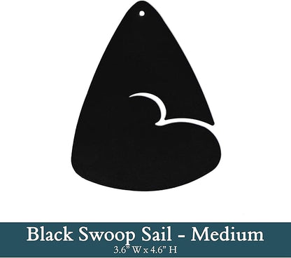 Personalized Wind Chime Sail, Sail Only, Engraved Windchime Tag, Custom Wind Chime Plaque, Replacement Windchime Sail