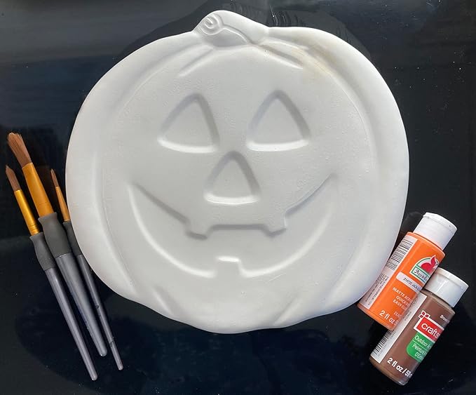 AUTUMN Pumpkin Halloween Garden Decor Mold, Concrete Cement Mold, Pumpkin for Garden Figure, DIY Outdoor Decor, Pumpkin Statue for Garden, Halloween Stepping Stone