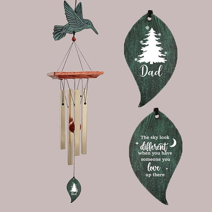 ASTARIN Memorial Custom Wind Chimes for Loss of Loved One, Wind Chimes for Patio Yard Decor, 24'' (Condolences-5)