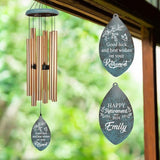 ASTARIN Personalized Happy Retirement Gift, Custom Name Retirement Wind Chimes for Women Men, 35" Large Deep Tone Wind Chime Retire Gifts for Co-Workers Boss Friends Parents(Produced in USA)