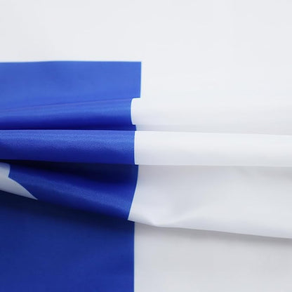 AZ FLAG Quebec Flag 150 x 90 cm with 4 Eyelets for Balcony or Wall