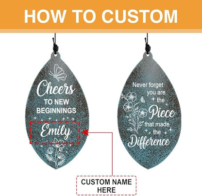 ASTARIN Personalized Happy Retirement Gift, Produced in USA Retirement Wind Chimes for Women Men, 35" Large Deep Tone Wind Chime Retire Gifts for Teacher Co-Workers Boss Husband Friends Parents