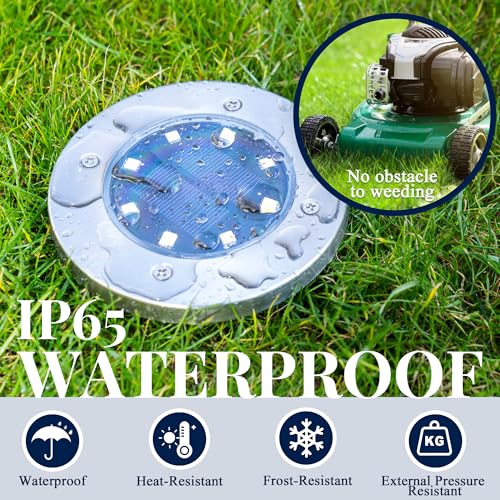 SOLPEX Solar Ground Lights - 16 Pack Cool White