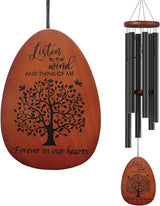 Tree of Life Memorial Wind Chimes for Loss of Loved One, Wind Chimes in Memory of a Loved One for Outside, Memorial & Sympathy Gifts for Bereavement,Condolence,Funeral