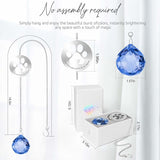 Mooncraftlogy Dog Memorial Gifts, Unique Loss of Pet Sympathy Idea, Navy Blue Crystal Ball Rainbow Suncatcher with Paw Print for Cat or Dog Remembrance and Bereavement
