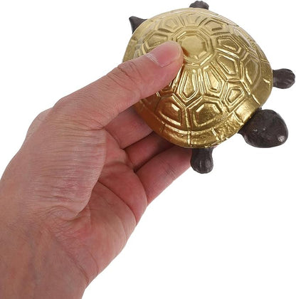 Cast Iron Turtle Key Hider Outdoor Garden Decoration Hidden Extra Key Box Decorative Iron Statue for Yard Security and Jewelry Storage
