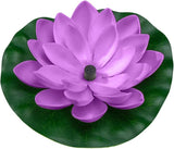 Water Fountain Solar Bird Bath Fountains with 6 Nozzles Free Standing Floating Lotus Garden Fountains Outdoor Solar Bird Bath Fountain Pump for Fish Tank,Pond,Garden,Pool,Patio Decorations