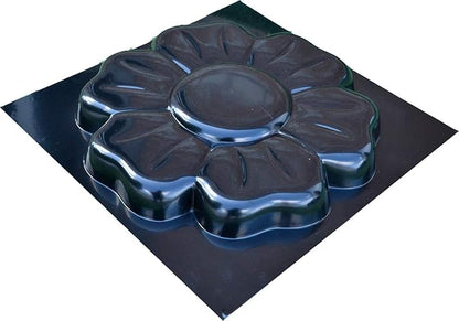 Concrete Mold DIY Sold One Mold Flower Stepping Stone Concrete Cement Mould Garden Path Floral Style (S55)