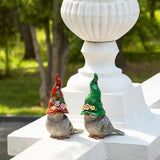 2Pcs Bird Statues Cute Bird Sculptures Garden Decor Bird Figurines Home Decor Decorative Bird Ornaments for Indoor Outdoor Patio Lawn Yard Tabletop Bookshelf Decor