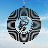 Personalized Koala Metal Wind Spinner, Custom Outdoor Ornament for Yard Display, Kinetic Wildlife Sculpture, Animal Gift (Koala Garden Wind Spinner)