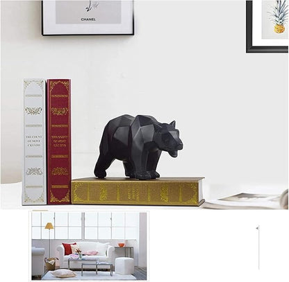 Sculpture Tabletop Outdoor Garden Courtyard Statue Decoration Ornament,Modern Sculpture Bear Resin Statue Animal Figurine Desktop Office Decor