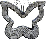 Garden Statues Outdoor Decor Balcony Figurine Outdoor Statues Garden Butterfly Flower Stand Statue, Garden Animal Flowerpot Sculpture, Outdoor Farm Lawn Decorations(A)