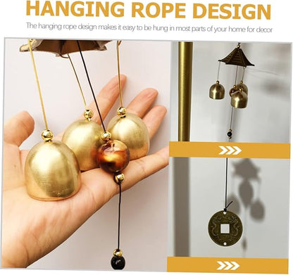 balacoo 2pcs Unique Outdoor Wind Chimes Bell Metal Alloy Garden Decor Wind Chime Home