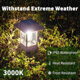Solar Pathway Lights - 6 Pack Waterproof Brown