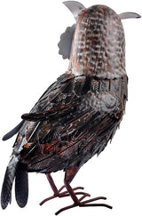 16.5" Metal Owl Statues Outdoor Garden Yard Art for Patio Backyard