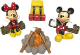 Disney Mickey and Minnie Mouse Camping Fairy Everyday Outdoor Garden Statue,s 4 inches Tall, Officially Licensed Disney Product