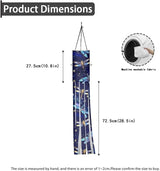 Jeiento Blue Dragonfly Windsock Flag Recycle Wind Socks for Outside,Party Home Farmhouse Yard Wind Sock Outdoor Hanging Decor,2 Piece Set|40-Inch Windsock Flag