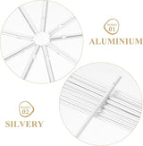 12Pcs Wind Chime Tubes Accessories for DIY Crafts Aluminum Wind Chime Replacement Parts for Garden Courtyard Hanging Decoration 4.52 Inch Metal Tubes for Outdoor Windchimes