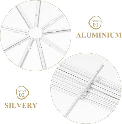12Pcs Wind Chime Tubes Accessories for DIY Crafts Aluminum Wind Chime Replacement Parts for Garden Courtyard Hanging Decoration 4.52 Inch Metal Tubes for Outdoor Windchimes